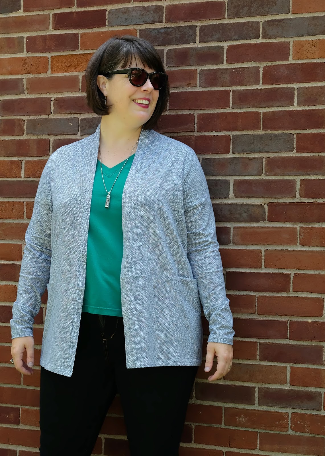 Cookin' & Craftin' Sew Your Hart Out September Jalie Helene Cardigan