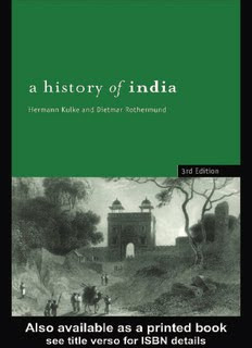 A History of India A History of India