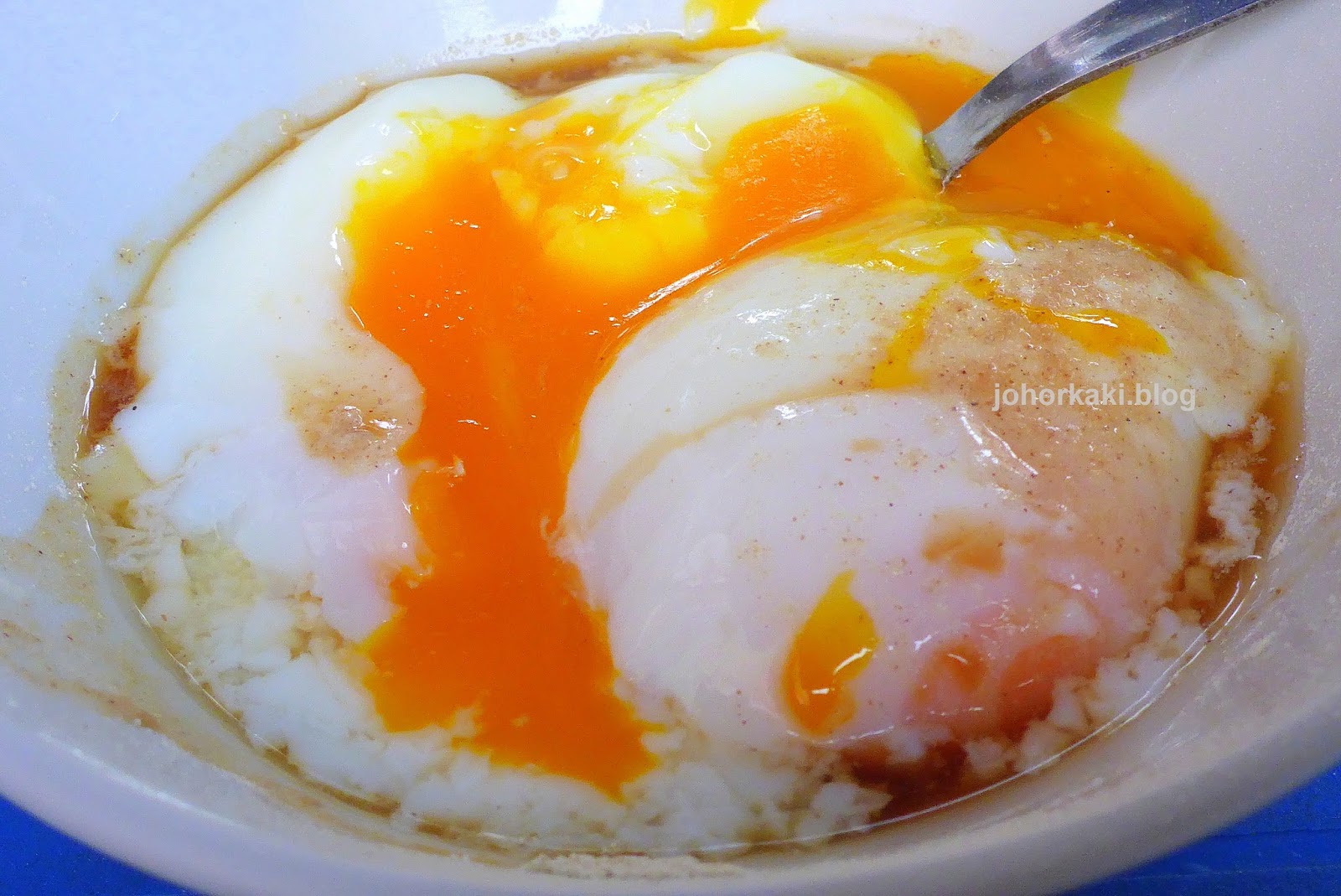 KopiO Kampung Chicken Eggs & Kaya Butter Bun Kin Hua in JB Johor
