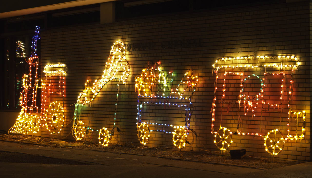Edmonton Christmas Lights General Hospital Jasper Avenue 112 Street
