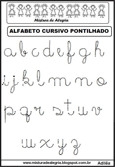 Alfabeto Completo Letra Cursiva Para Imprimiralfabeto Completo Letra Images