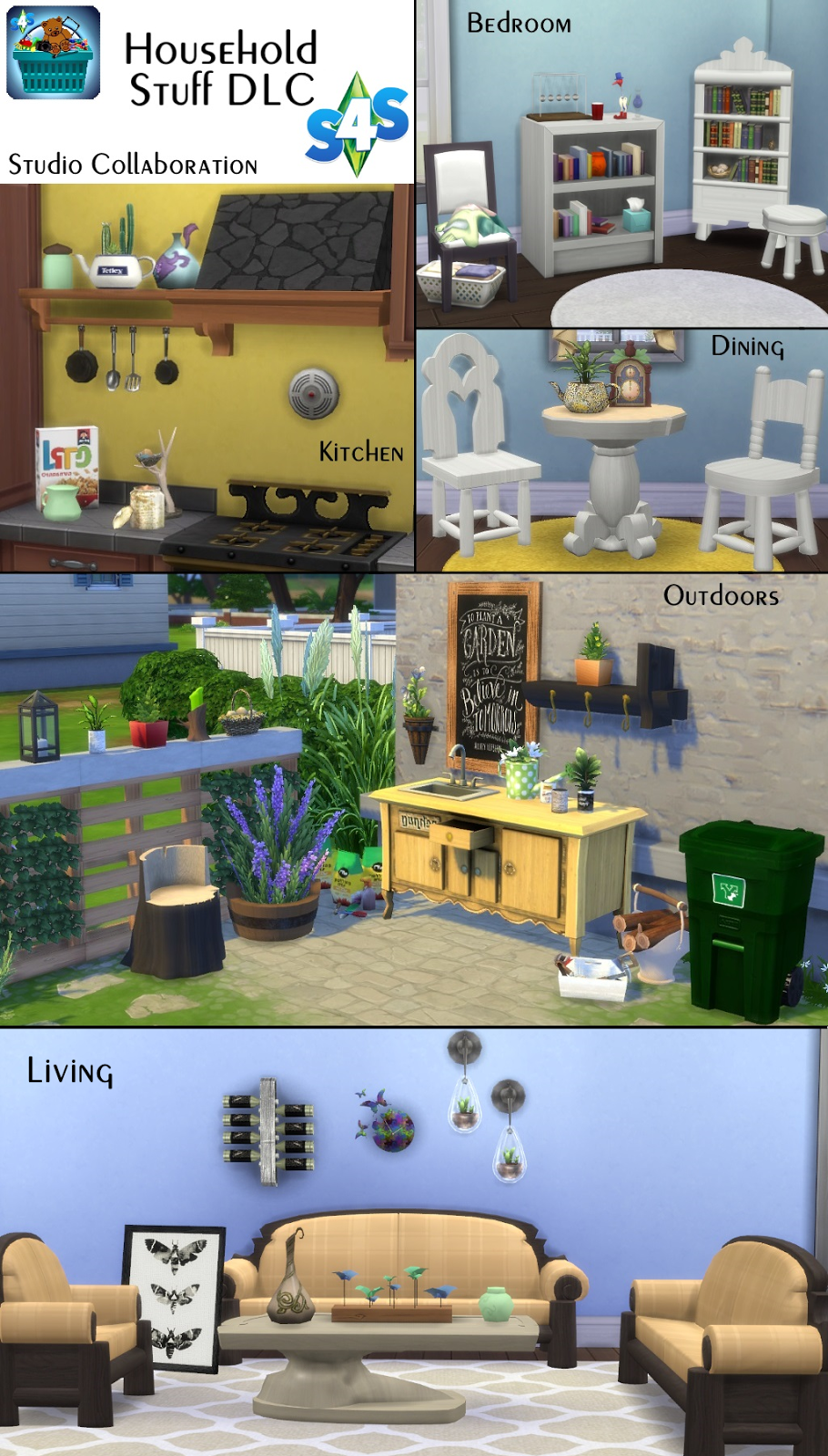 My Sims 4 Blog Sims 4 Studio Household Stuff Collaboration
