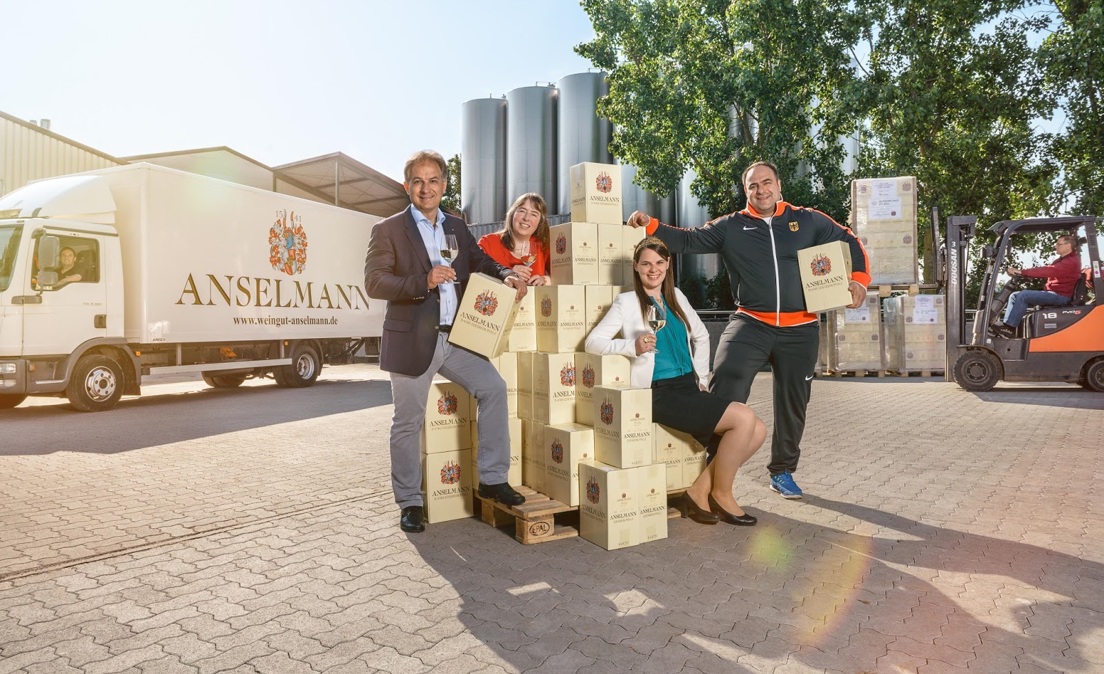 Weingut Werner Anselmann liefert Weine für Olympia WeinLiebeJournal