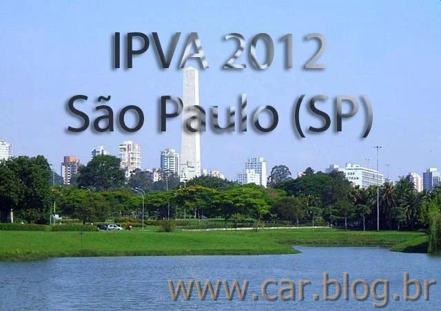 IPVA 2012 - São Paulo (SP)