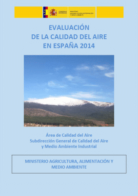 Evaluación Calidad Aire España 2014