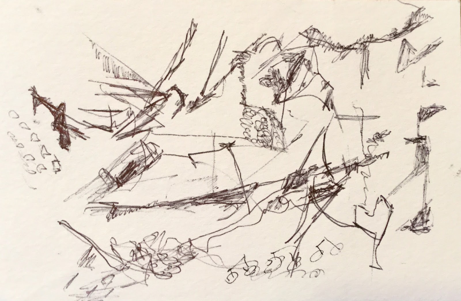 asemic net series from peter ganick 2017 notes toward infinity