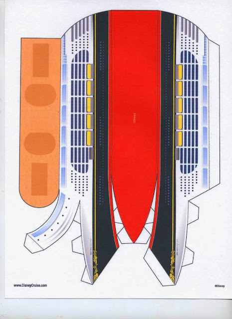 cruise ship paper model template