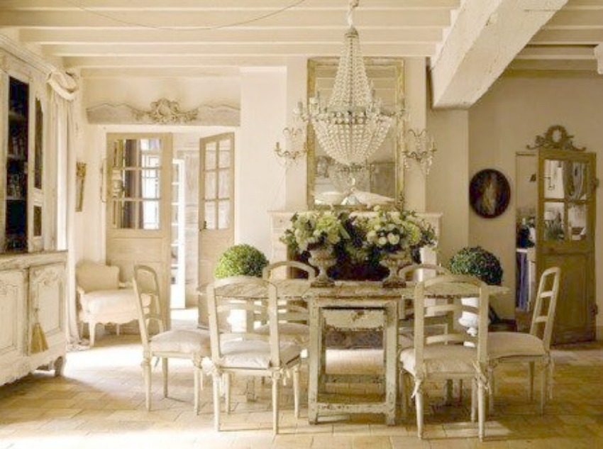 image Pam Pierce beautiful dining room French interior design