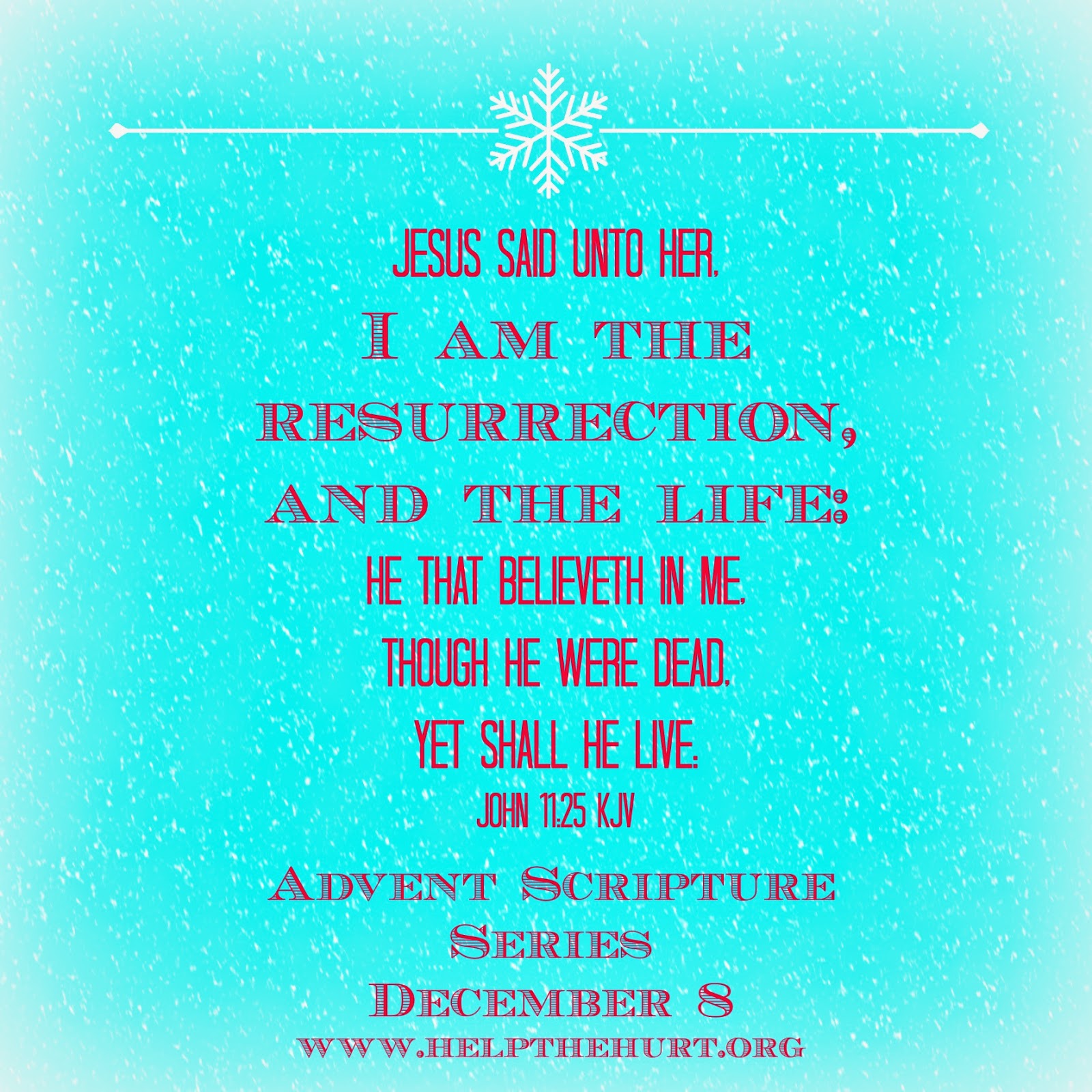 Help the hurt ministry advent scripture series week 2