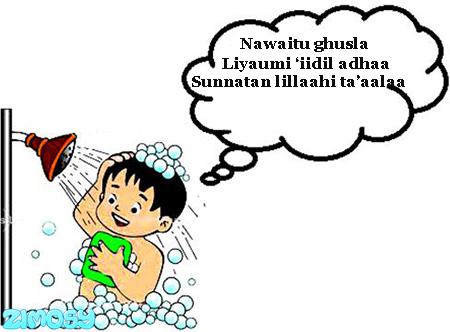 Niat Mandi Idul Adha Gambar Niat Mandi Idul Adha