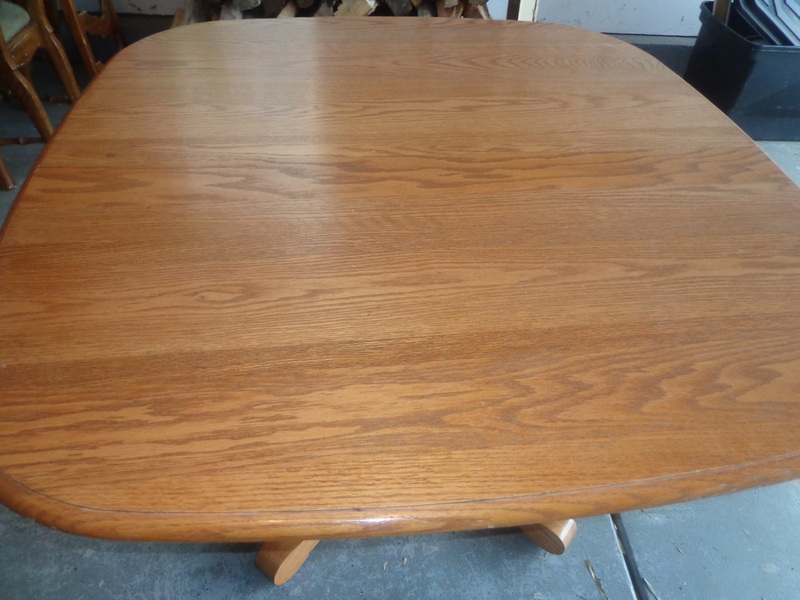 All Things that Make a House a Home...... Refinishing an oak dining