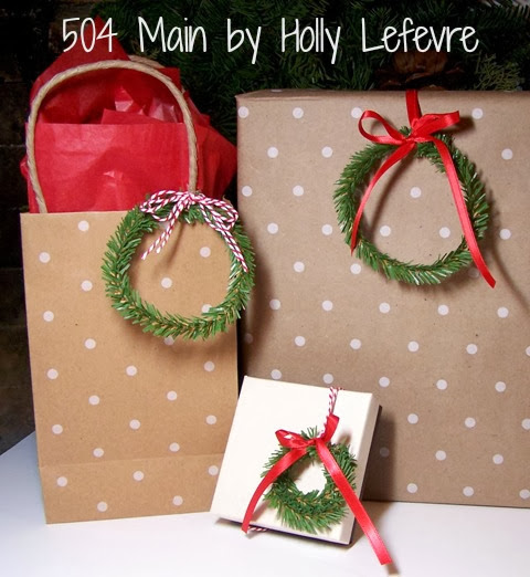 Wreath Gift Toppers by 504 Main