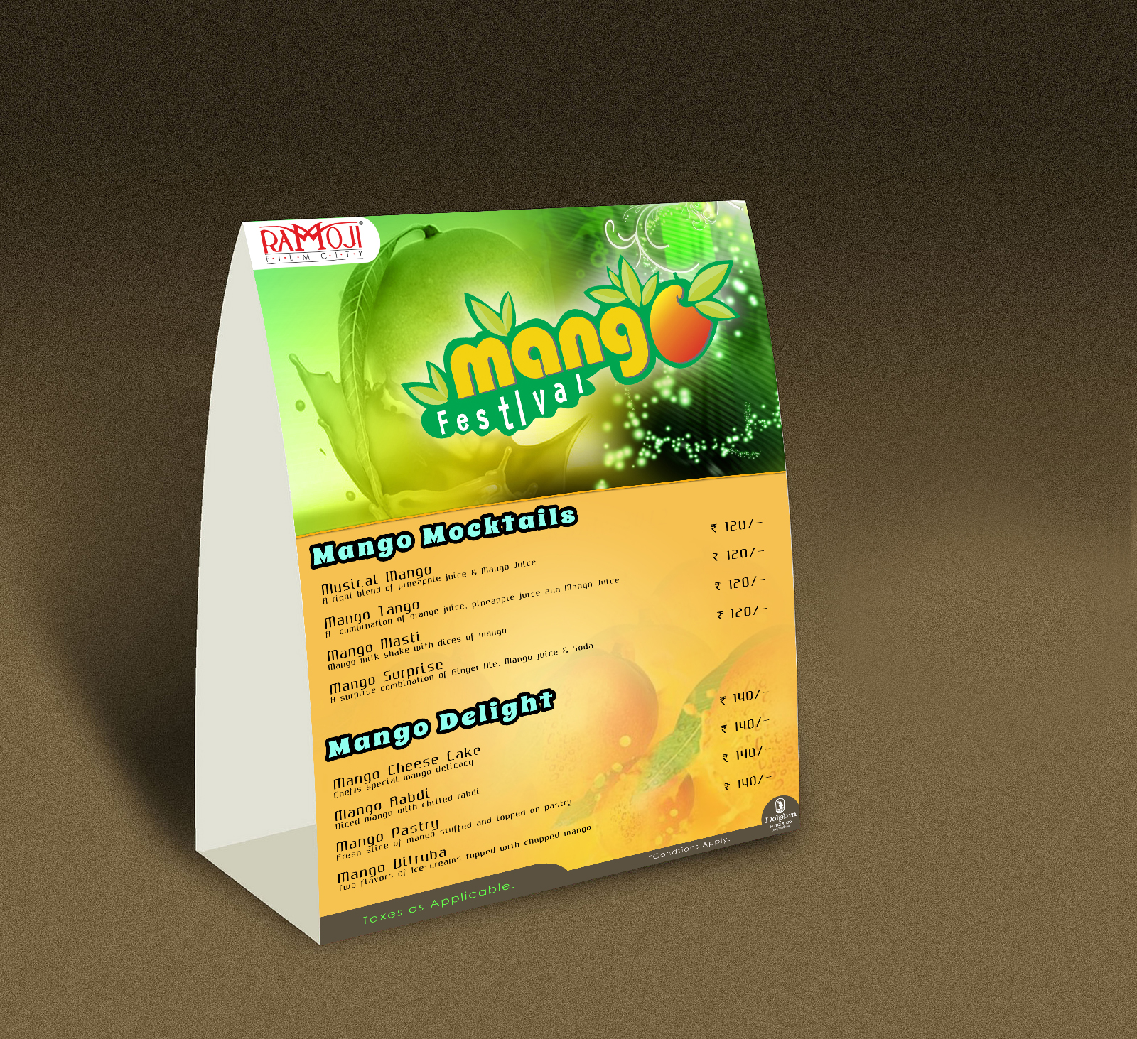 Magic Color's TENT Card Designs