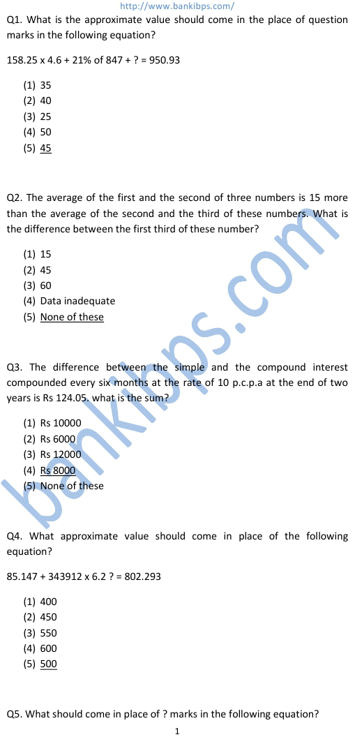 bank-aptitude-test-questions-and-answers
