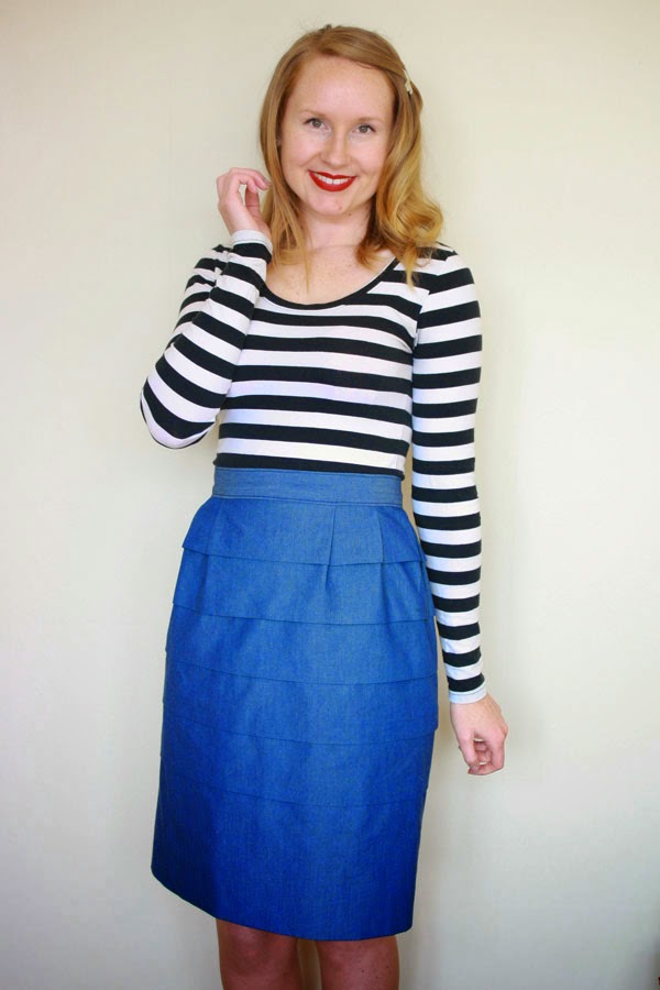 Introducing Pattern No.3 - The Dalloway Dress & Skirt | Jennifer Lauren ...