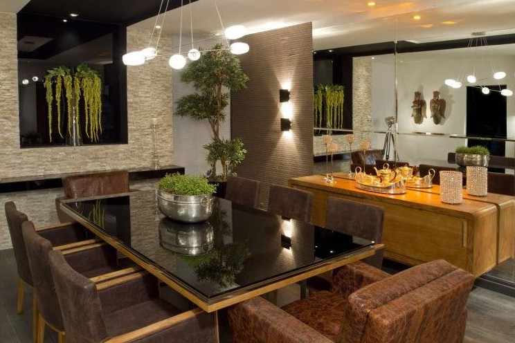 Decoraç u00e3o de sala de jantar 20 salas de jantar modernas e atuais Decor Alternativa Aparador Barba Panasonic ~ Decoraç u00e3o de sala de jantar 20 salas de jantar modernas e atuais Decor Alternativa