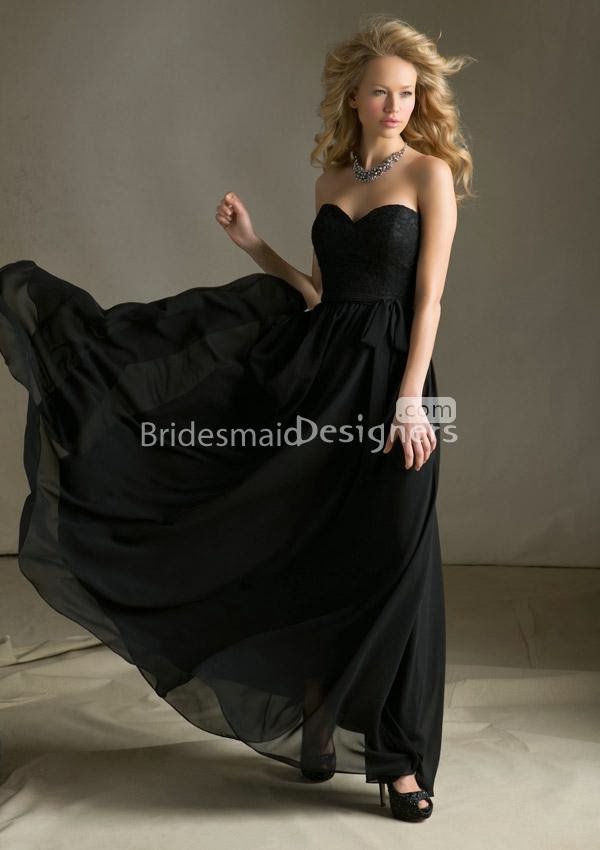 http://www.bridesmaiddesigners.com/two-tone-black-lace-bodice-sweetheart-strapless-a-line-long-bridesmaid-dress-957.html