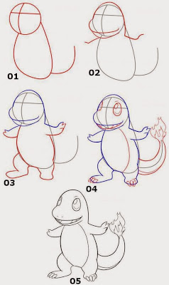 Desenhos de Pokemon - Como desenhar Pokemon passo a passo