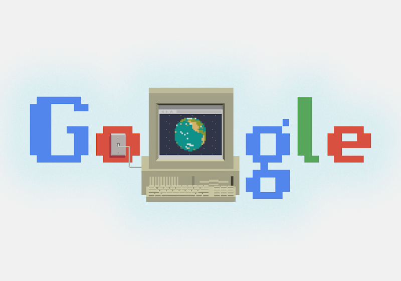 30th Anniversary of the World Wide Web - Google Home Page Doodle