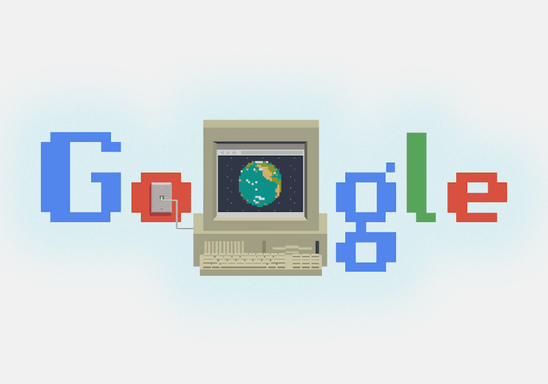 30th Anniversary of the World Wide Web - Google Home Page Doodle