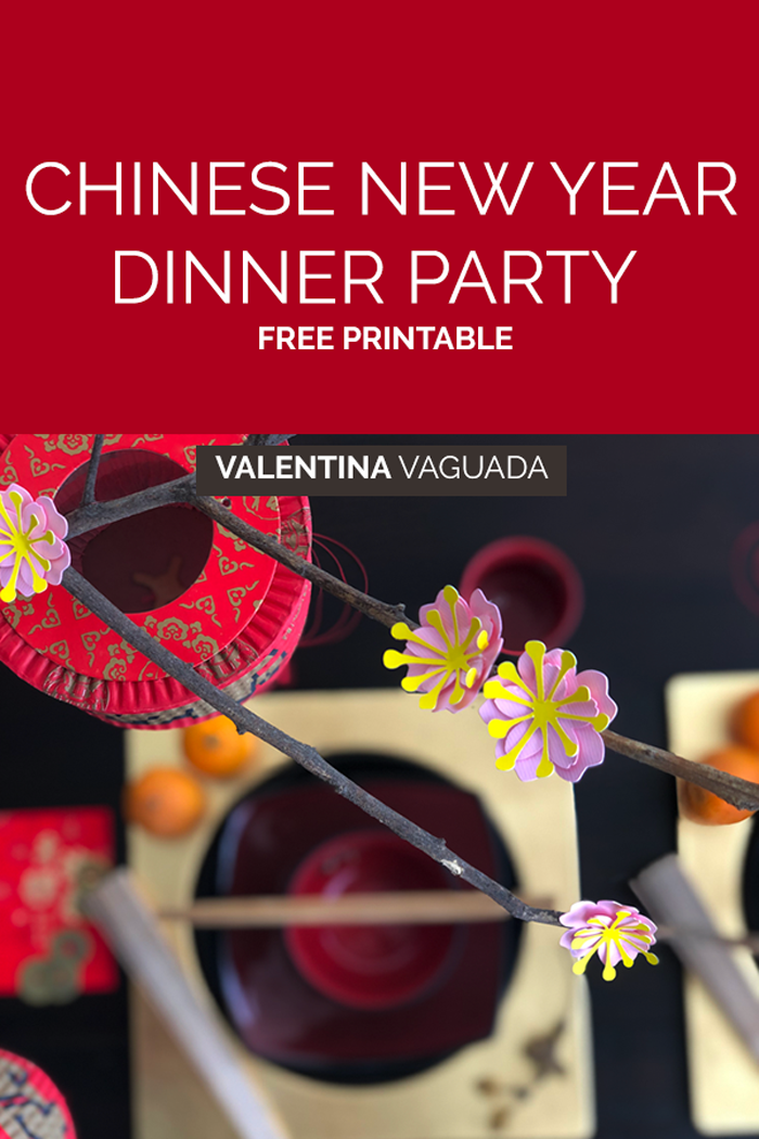 chines new year, dinner table, dinner party, año nuevo chino, free printable, imprimible gratis, dinner party, table set, dinner table