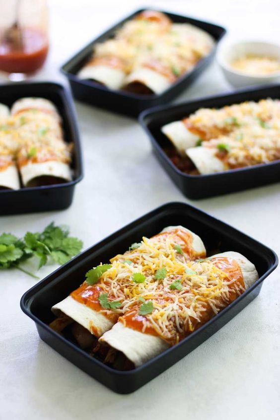 Chicken Enchilada Meal Prep Bowls The Country Chic Cottage