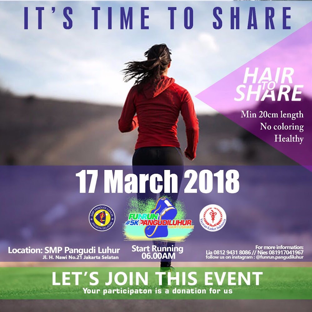Fun Run #Hair to Share • 2018 Fun Run #Hair to Share • 2018