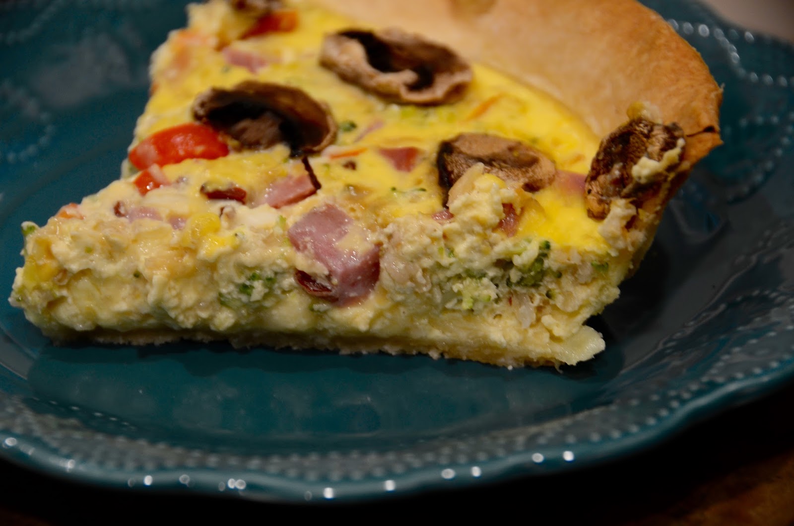 Secret Recipe Club Reveal Wild Rice Quiche