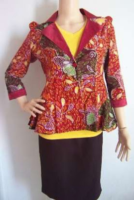 dress batik kerja wanita dress batik kerja wanita