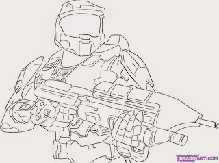 halo coloring pages free | FCP