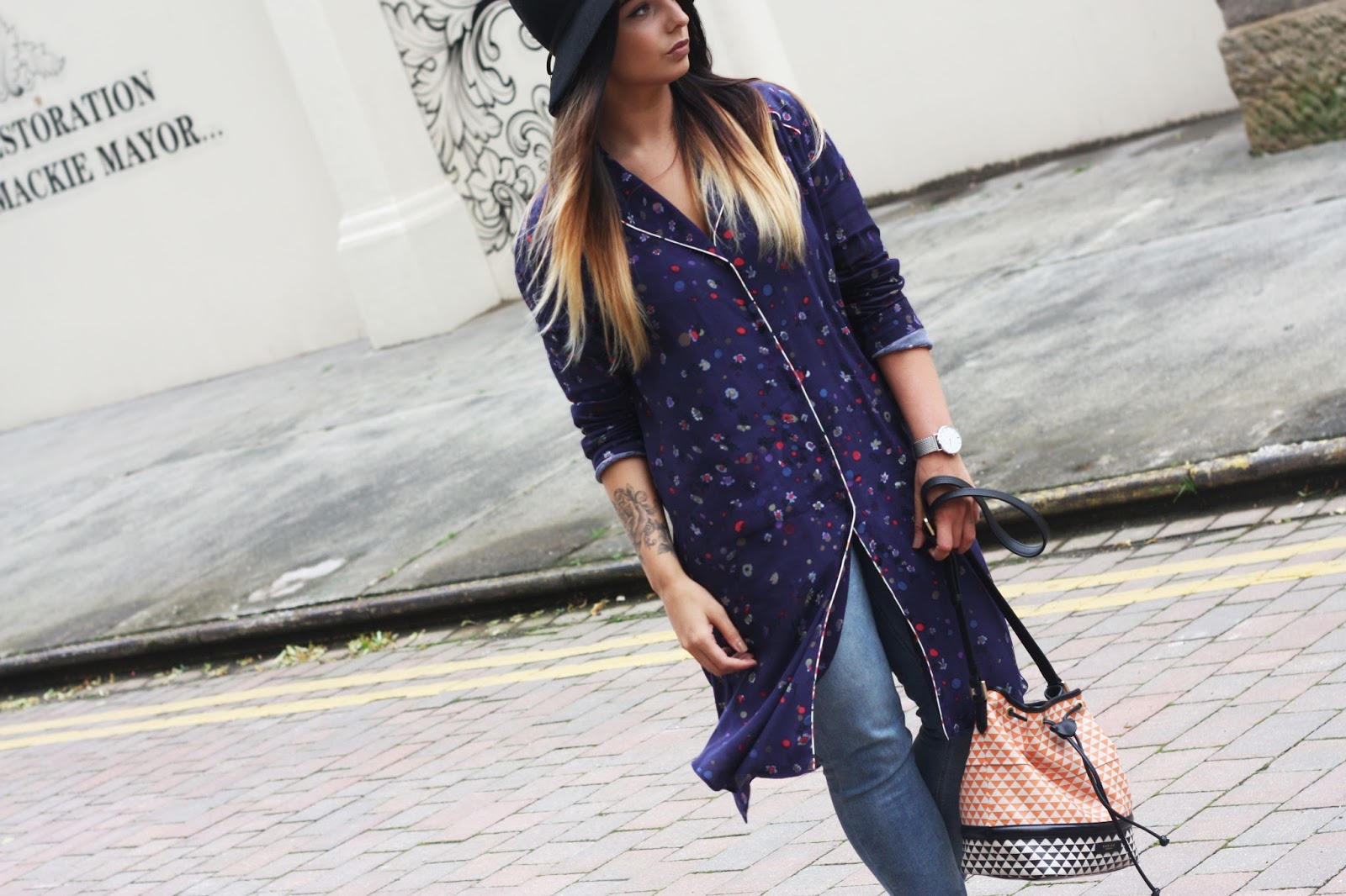 HOW TO WEAR ZARA PYJAMA SHIRT UK WOMEN'S FASHION, FITNESS AND