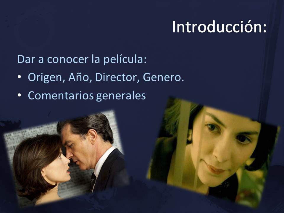 En Letras Modelo de análisis cinematográfico para la clase de cine
