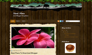 Stand Alone Blogger Templates