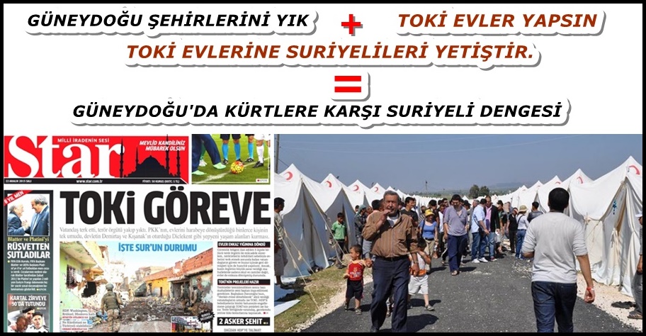 suriyeliler güneydoğuya yerleştirilecekler suriyeliler doğuya