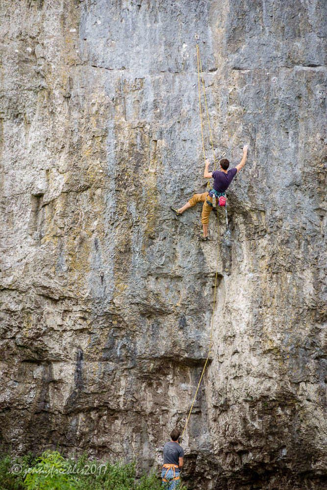 Saltaire Daily Photo Climbing Kilnsey Crag