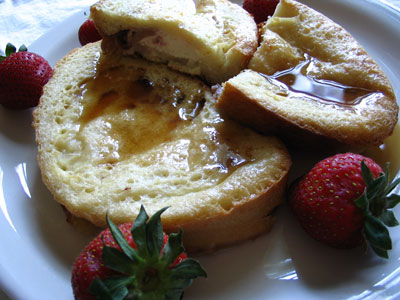 Baked Strawberry Ricotta French Toast