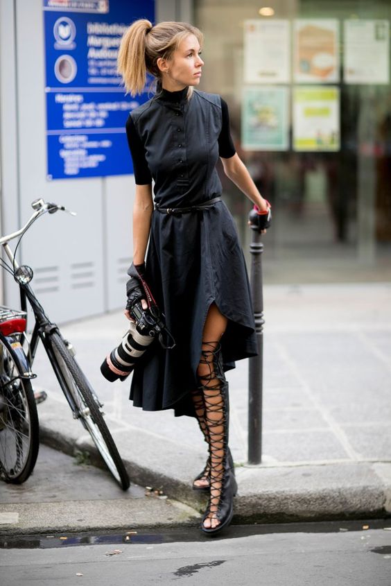 lace up boots street style
