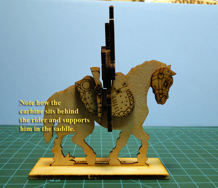Skull and Crown Wooden Wars Assembly Guide Horses and Hussar Light Cavalry