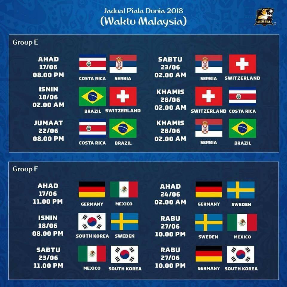 jadual piala dunia waktu malaysia Sebastian Metcalfe