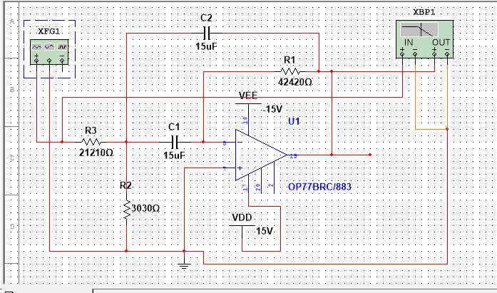 Sensor dan Elektronika Band Pass Filter (BPF)