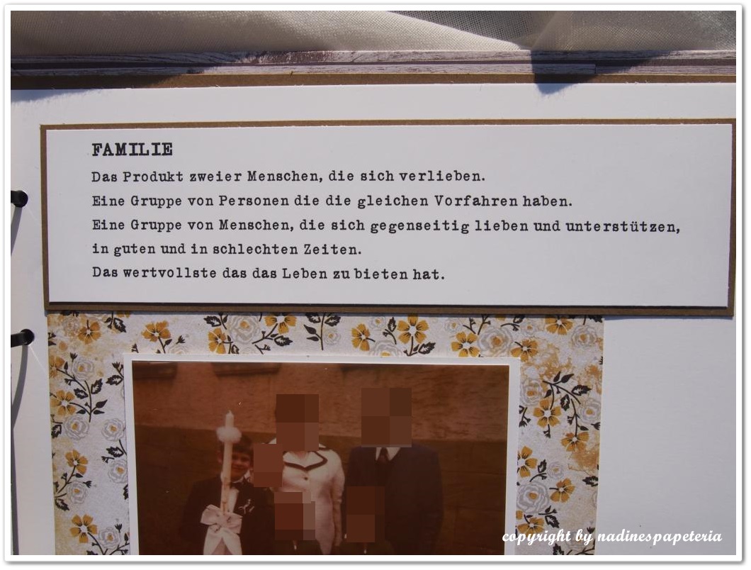 Nadines Papeteria Fotoalbum zum Geburtstag