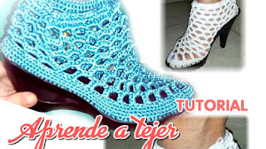 Zapatos Elegantes a Crochet / Tutorial