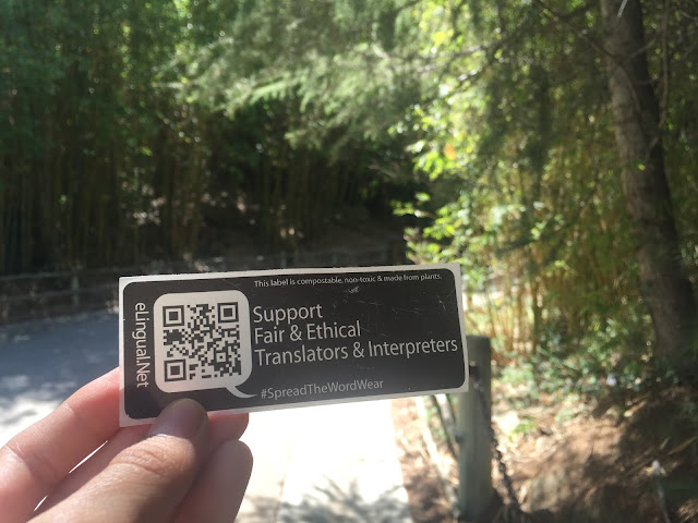 Fair & Ethical Translators and Interpreters, Sticker Tagging Campaign via www.elingual.net