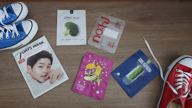 maseczki w płachcie, koreańskie kosmetyki