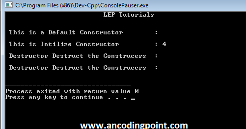 What is Destructor in C++ - PProgramming