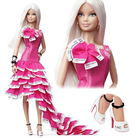 If It's Hip, It's Here (Archives): An Official Pantone Barbie! That's Right. New Pink Pantone Barbie Doll.