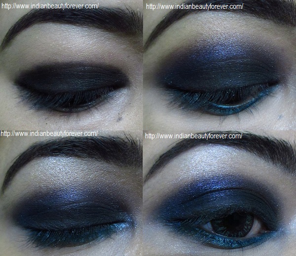 Sultry Blue Smokey Eye Makeup Tutorial