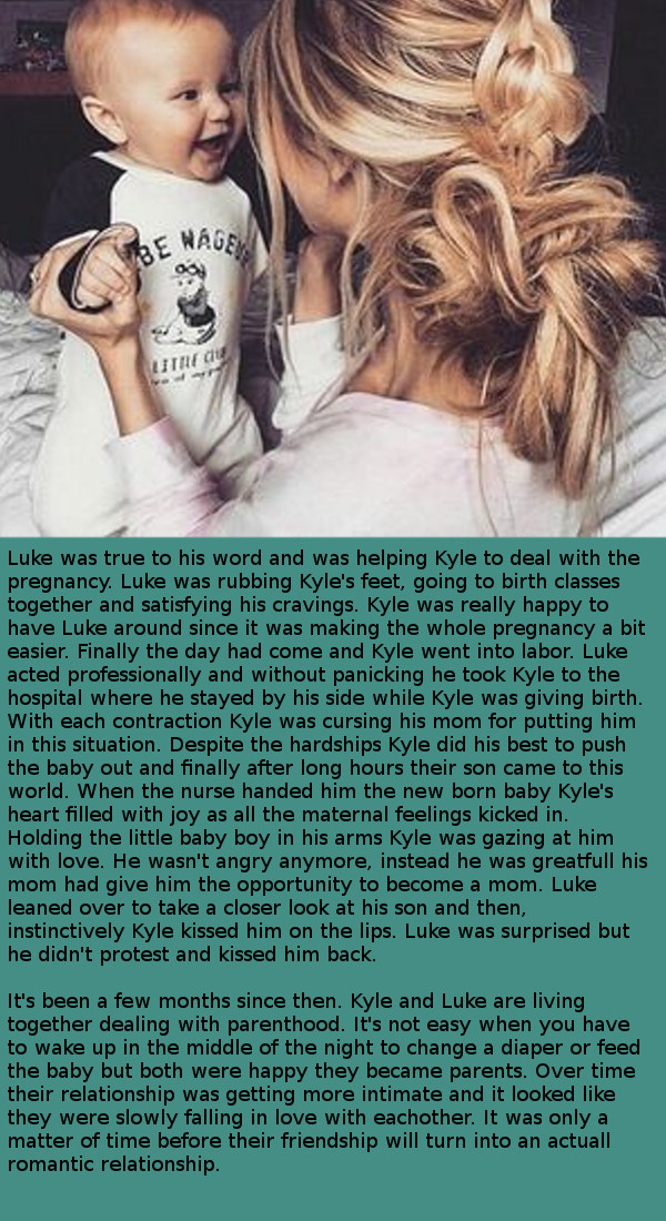 Marti's tg captions Making a baby