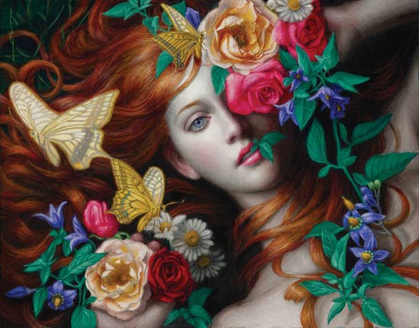 As pinturas com um ar clássico com belas mulheres de Chie Yoshii Chie Yoshii arte pinturas a óleo mulheres clássicas fantásticas surreal beleza
