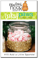 Inky Paws Challenge #15 - Add a Little Sparkle - Newton's Nook Designs